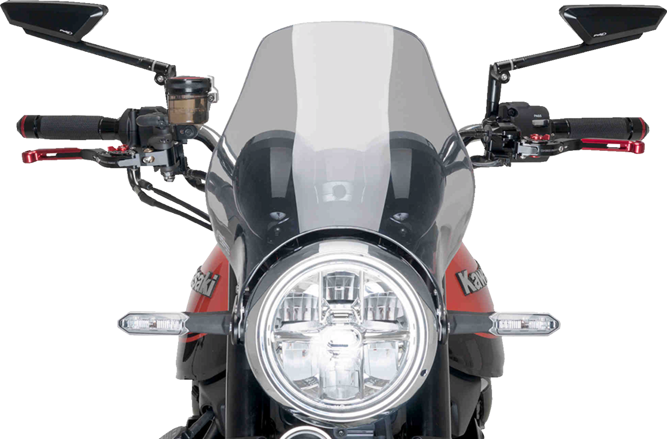 PUIG HI-TECH PARTS Naked Windshield - Smoke - Z900RS/SE 21347H