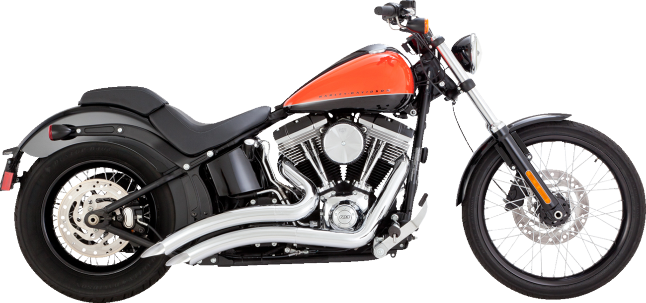 VANCE & HINES 2-into-2 Big Radius Exhaust System - Chrome 26079