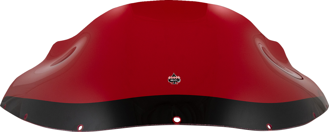 KLOCK WERKS Kolor Flare® Windshield - 9" - Red - FXRP KWW-02-0614
