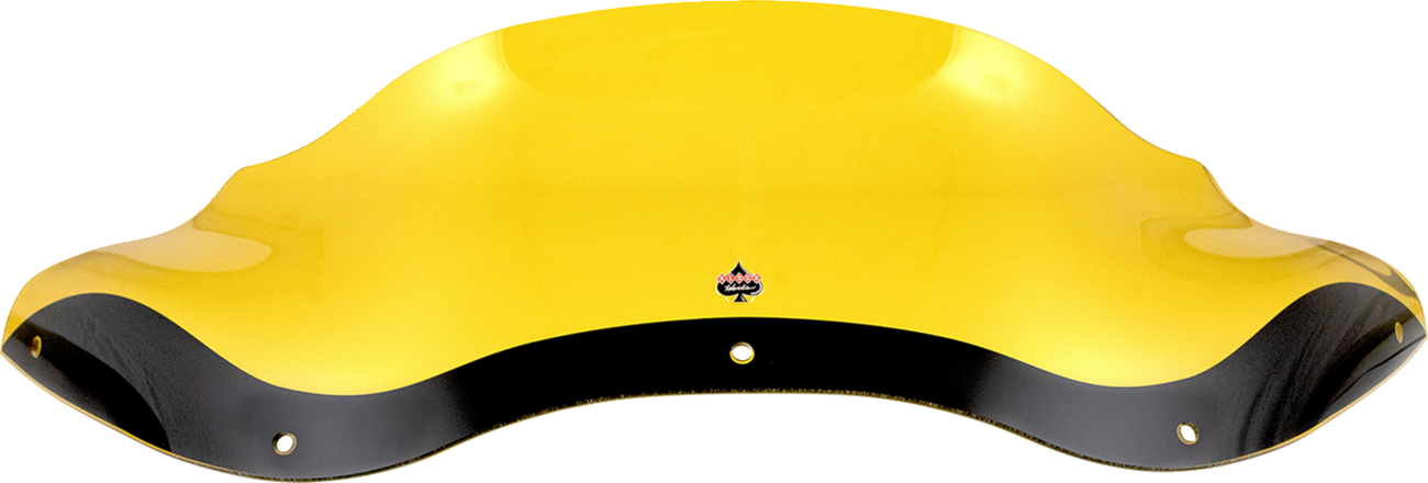 KLOCK WERKS Kolor Flare® Windshield - 8" - Yellow - '98-'13 FLTR KWW-01-0690