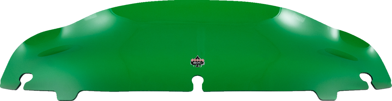 KLOCK WERKS Kolor Flare® Windshield - 4" - Green - '14-'25 FLH/FLHT/FLHX KWW-01-0678