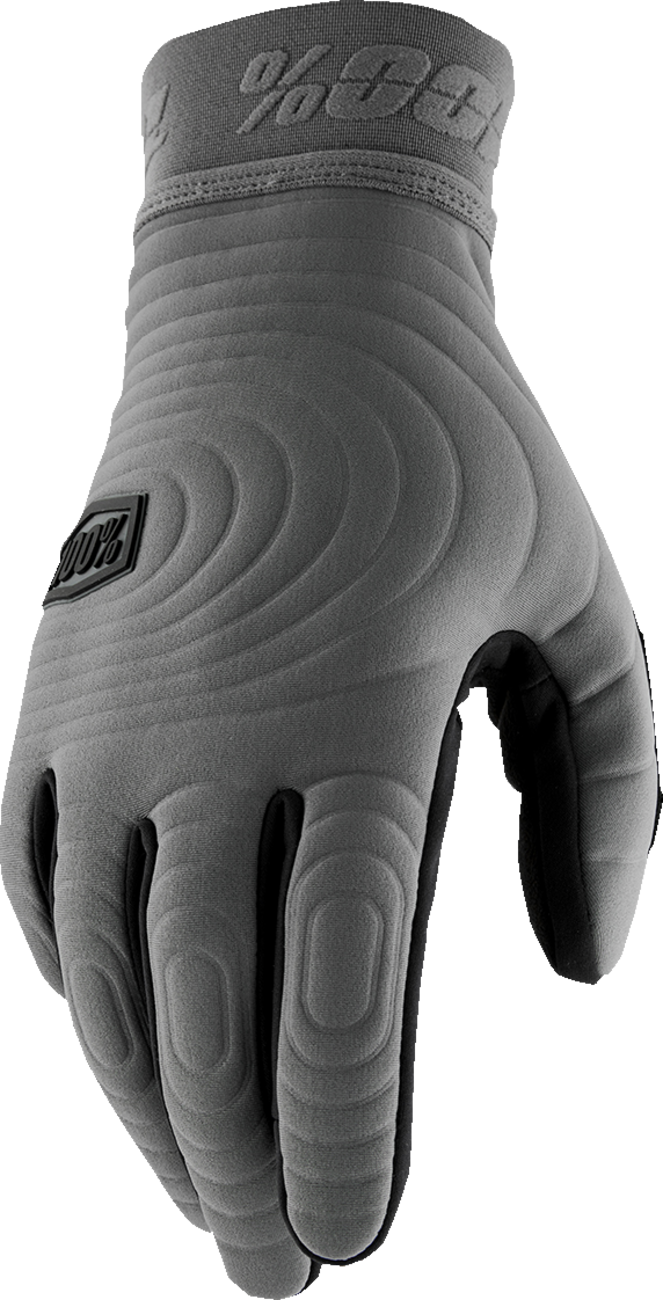 100% Brisker Xtreme Gloves - Charcoal - 2XL 10030-00010