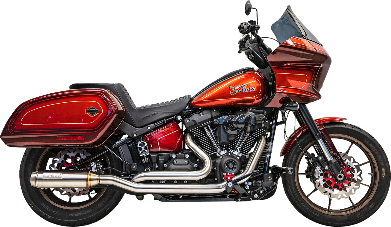 BASSANI XHAUST True Dual Performance Exhaust System with 4" Muffler - Stainless Steel 1S97SS