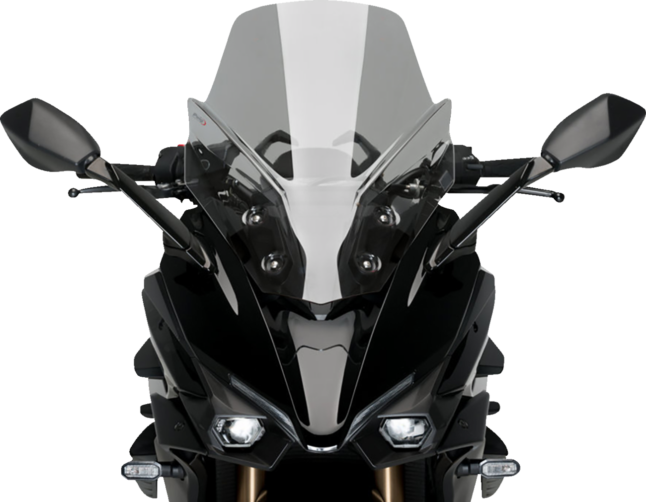 PUIG HI-TECH PARTS Touring Windscreen - 21-1/2" - Smoke - GSX-S1000 21342H