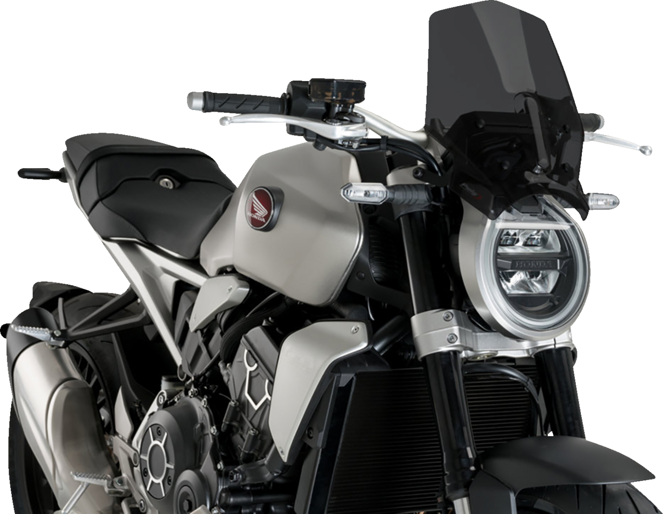 PUIG HI-TECH PARTS New Generation Sport Windshield - 13-1/2" - Dark Smoke - CB1000R 20862F