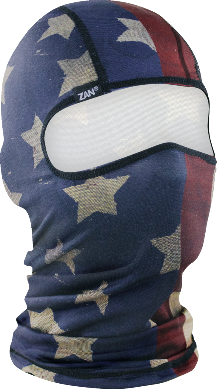 ZAN HEADGEAR Polyester Balaclava Patriot WBP408 for Full Head, Neck, and Face Coverage