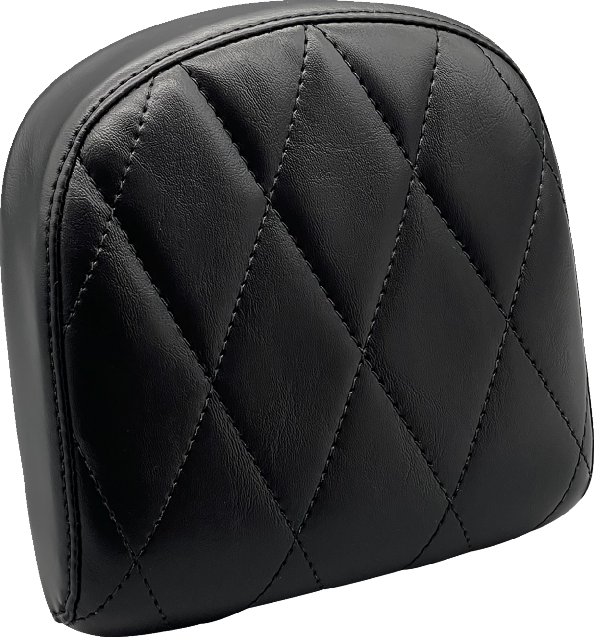 LE PERA Sissy Bar Pad - Small - Diamond - Shiny Black L-SBP03DM-SH