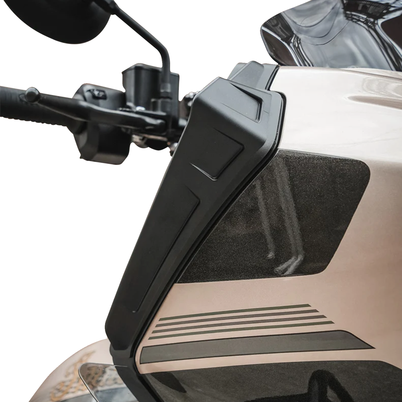KLOCK WERKS Flare® Wings - Black - '20-'25 Indian KWS-04-0580