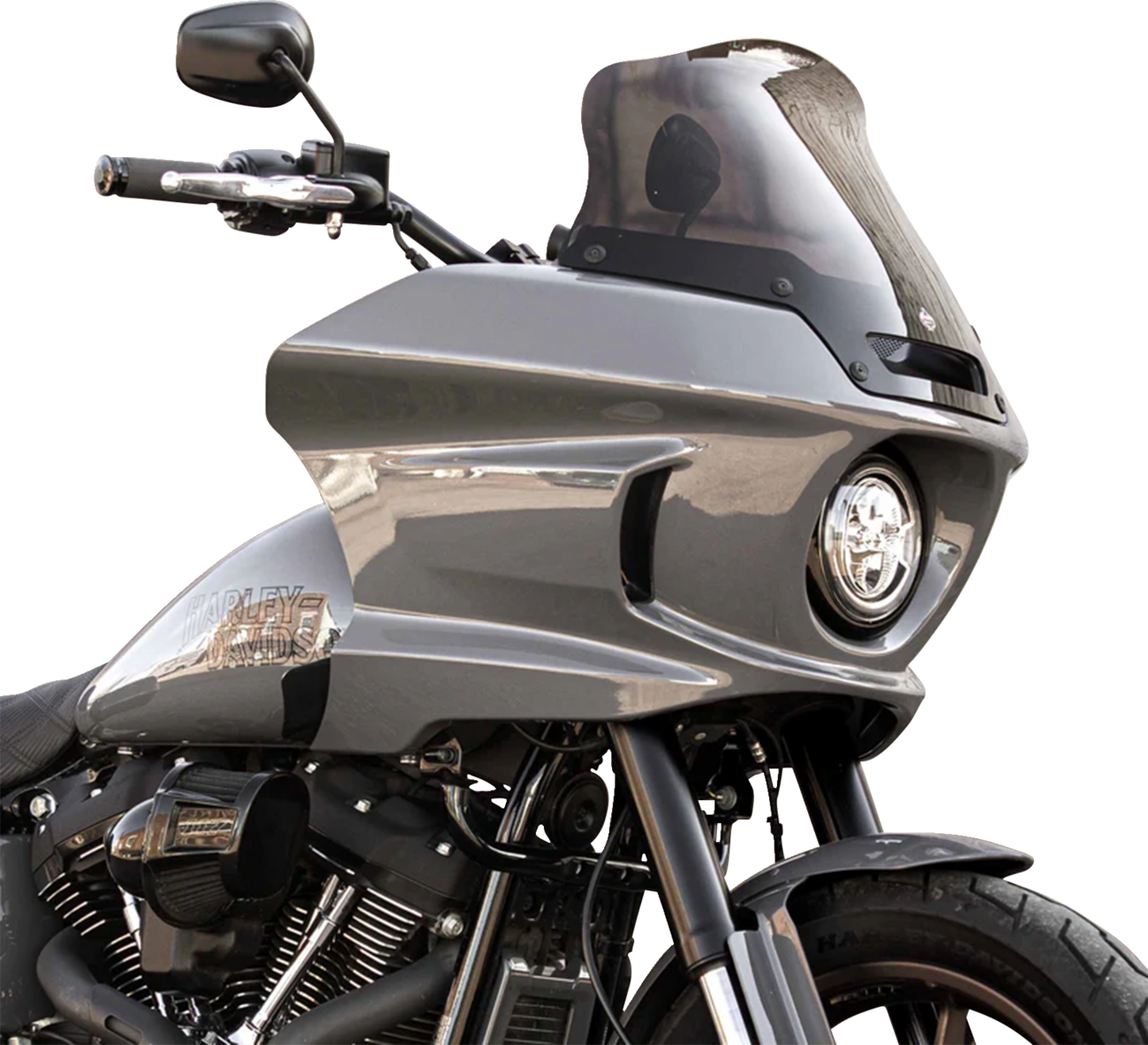 KLOCK WERKS Kolor Flare® Windshield - 8" - Bronze - '22-'25 FXLRST KWW-02-0635