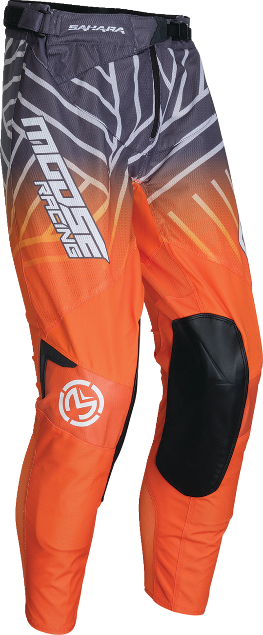 MOOSE OFFROAD Sahara Pants - Gray/Orange - US 30 2901-11445