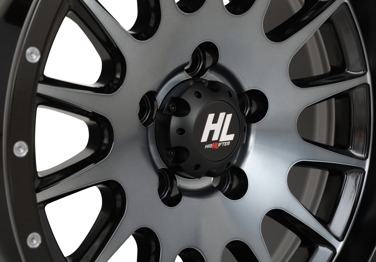 High Lifter HL25 15x7 Dark Tint Gray Wheel for Front and Rear - Part Number 15HL25-1656