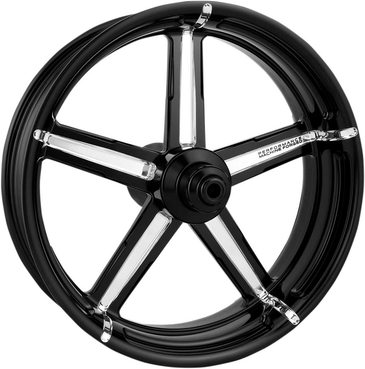 PERFORMANCE MACHINE (PM) Wheel - Formula - Rear - Single Disc/without ABS - Platinum Cut™ - 18x5.5 - '09+ FLH 1270-7814R-FRM-BMP