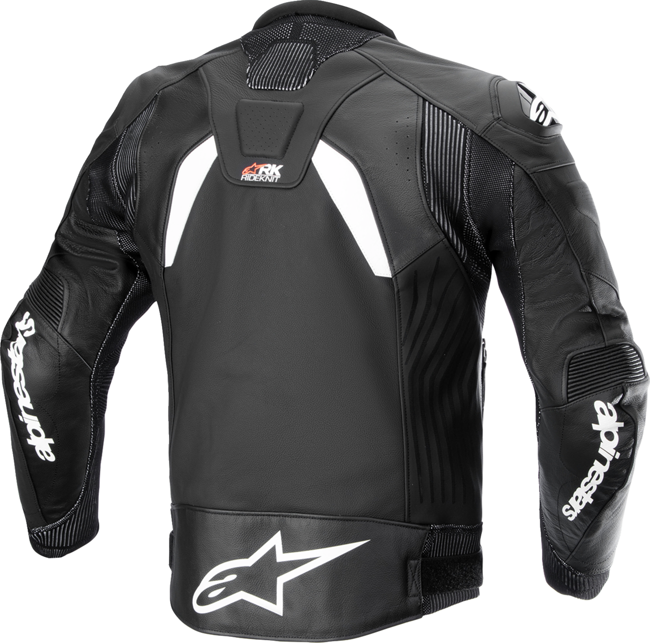 ALPINESTARS GP Plus R v4 Rideknit® Leather Jacket - Black/White - US 46 / EU 56 3100324-12-56