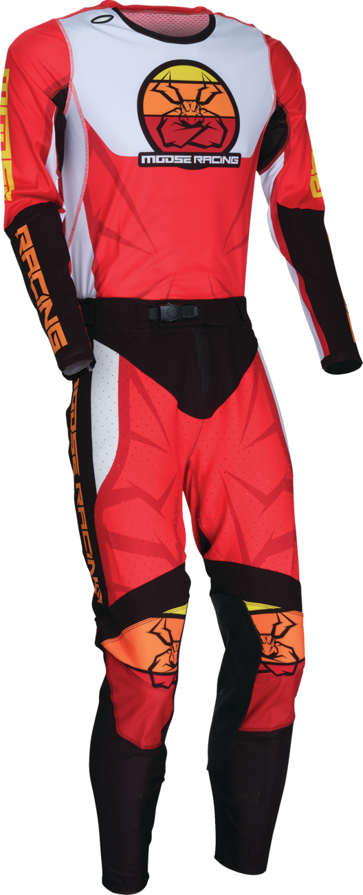MOOSE OFFROAD Agroid Jersey - Red/Black/White - 3XL 2910-7916