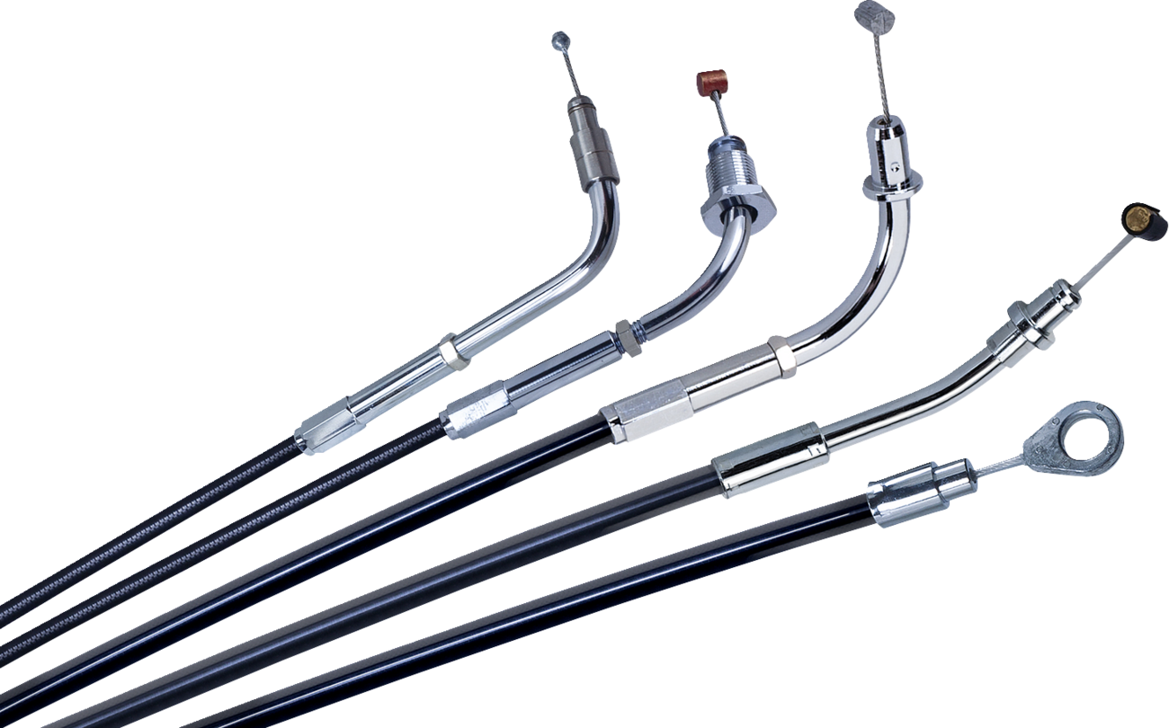 BARNETT High-Efficiency Black Vinyl Clutch Cable - +6" SIze 10130100616