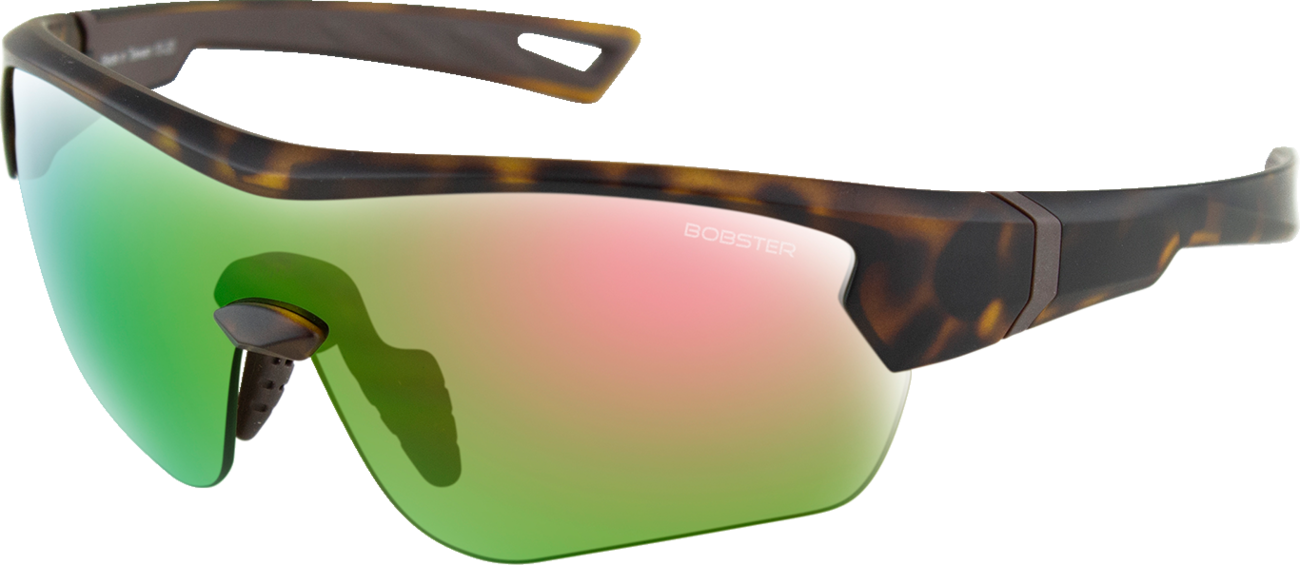 ZAN HEADGEAR Stella Matte Brown Tortoise Sunglasses with Pink Mirror Lenses, Part Number BSTEL101