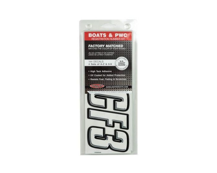 FACTORY MATCHED SERIES 800 WHITE REGISTRATION KITS