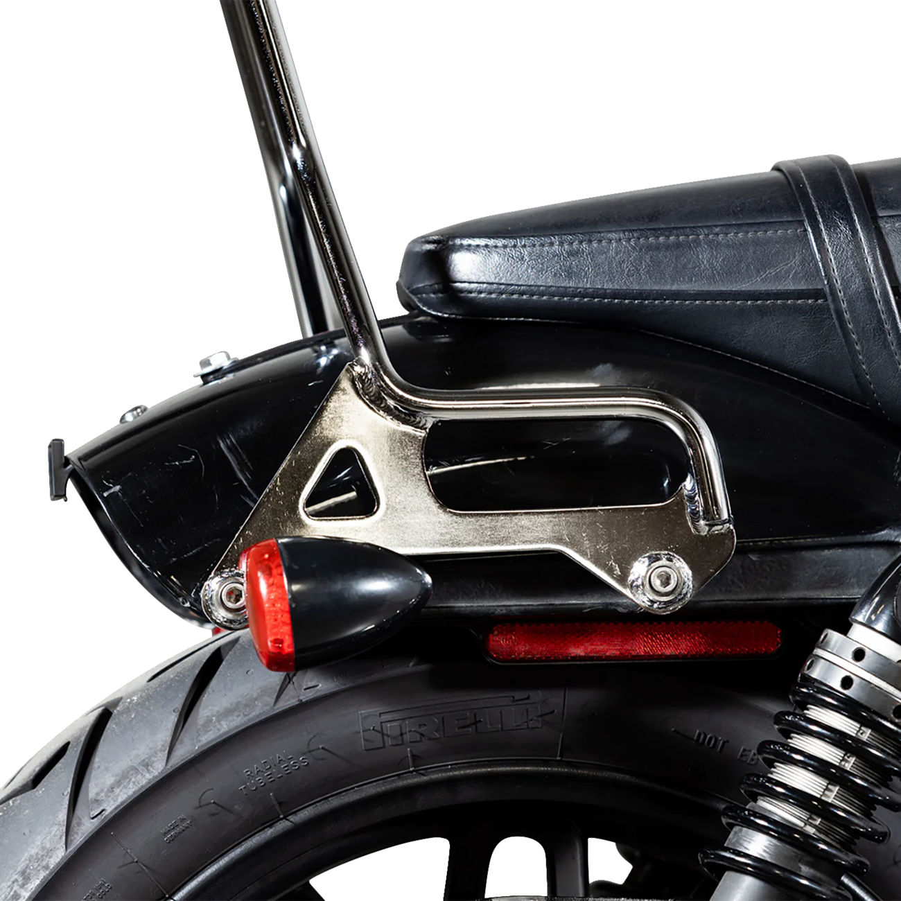BILTWELL EXFIL Sissy Bar - XL - Chrome 5003-502