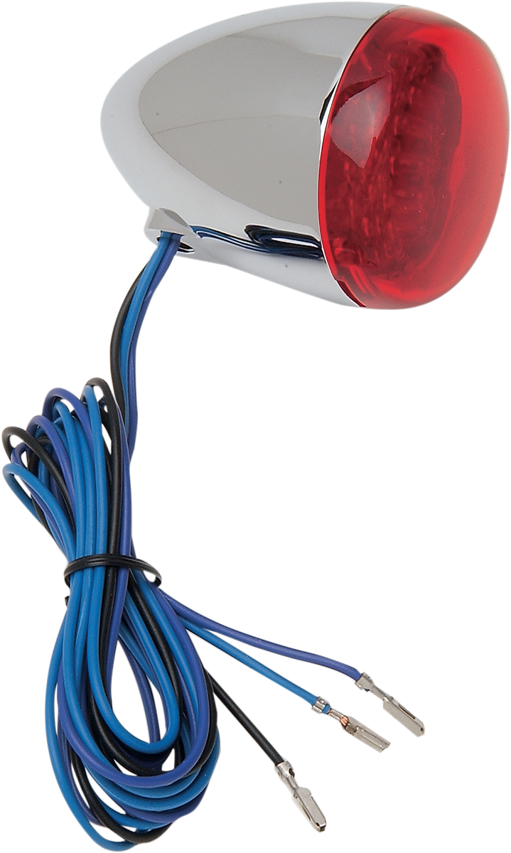 CHRIS PRODUCTS LED Turn Signal - Chrome/Red 8501R-LED