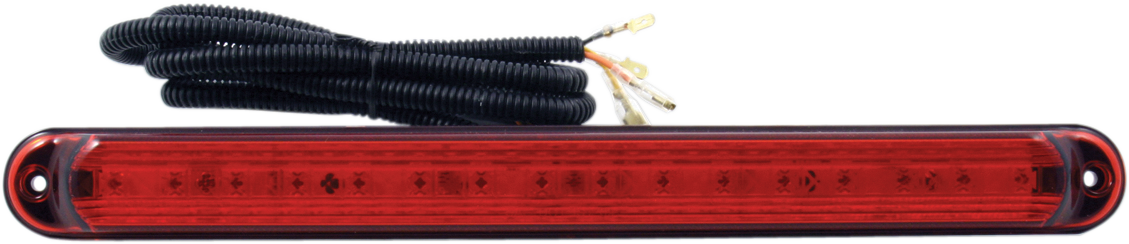 CHRIS PRODUCTS LED Light Bar - Red Lens, Black Base (Part Number 0988RB)