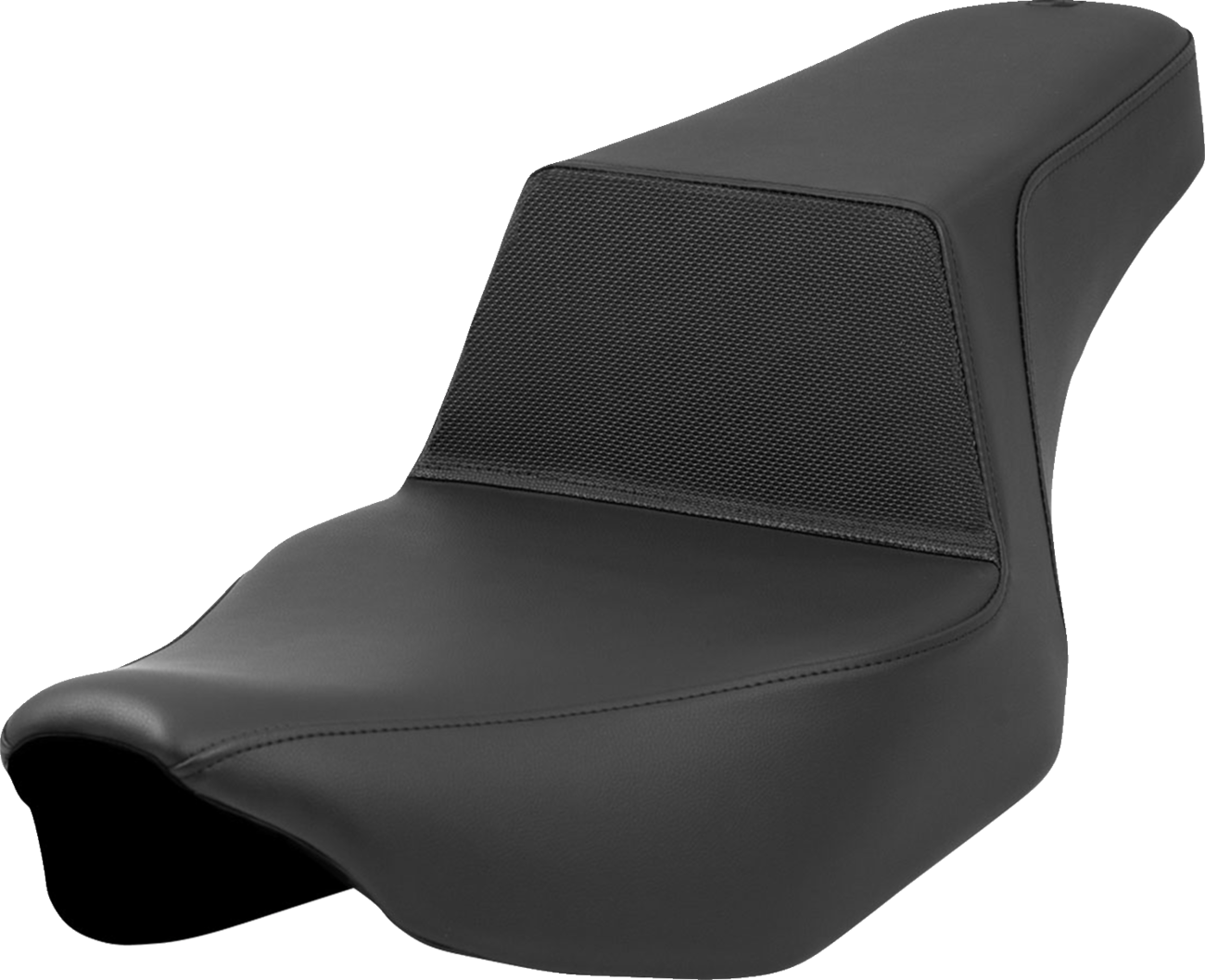 SADDLEMEN Step-Up Seat - Gripper Lumbar - Black - FL '23-'24 823-07-174