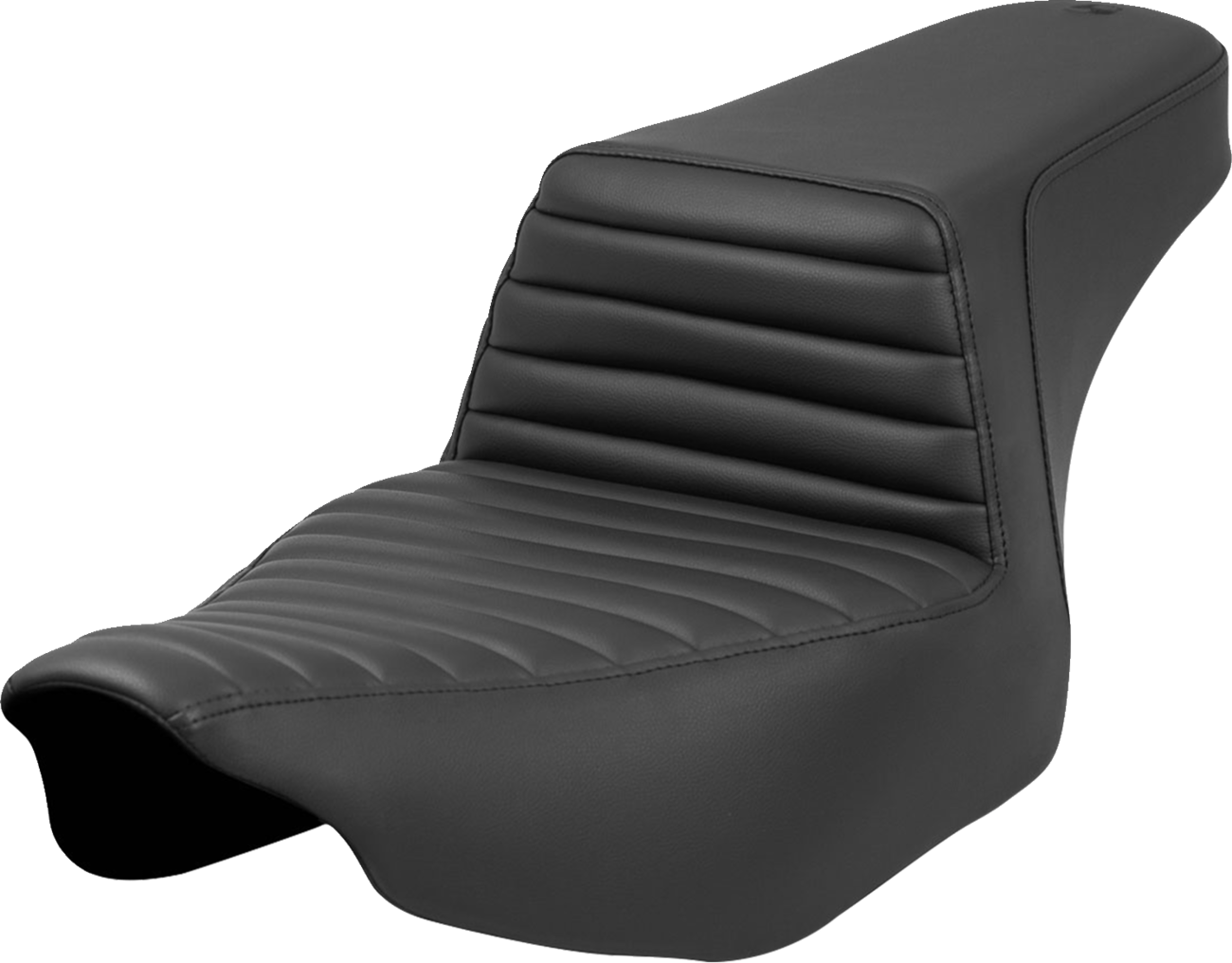 SADDLEMEN Step-Up Seat - Tuck-n'-Roll - Black - Extended Reach - FL '23-'24 823-07E-171