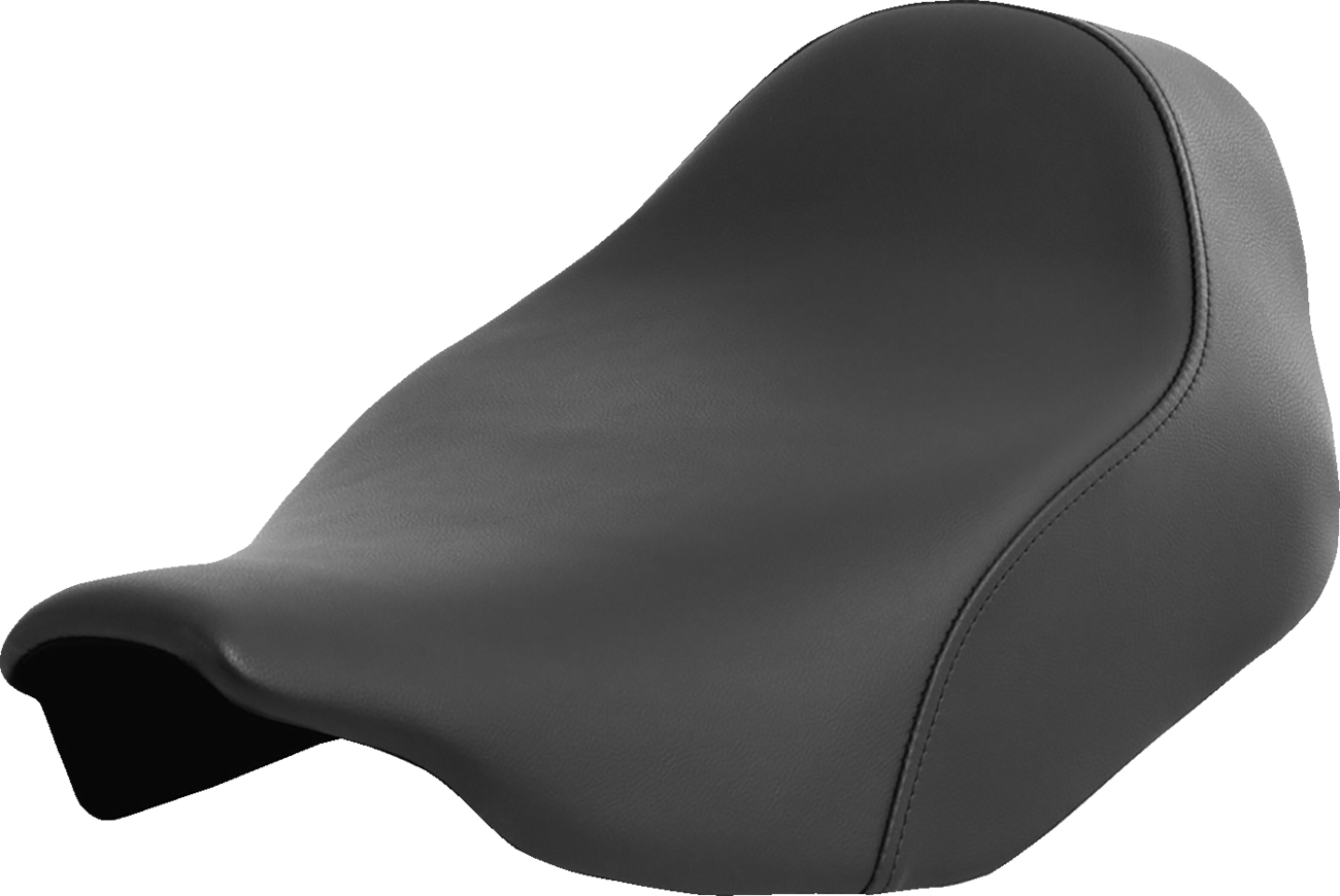 SADDLEMEN Renegade™ Solo Seat - Black - Plain - FLT/FLH '23-'24 823-07-002