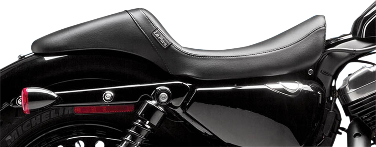 LE PERA Daytona Sport Daddy Long Legs Seat - Smooth - Black - XL '04-'22 LC-542DLS