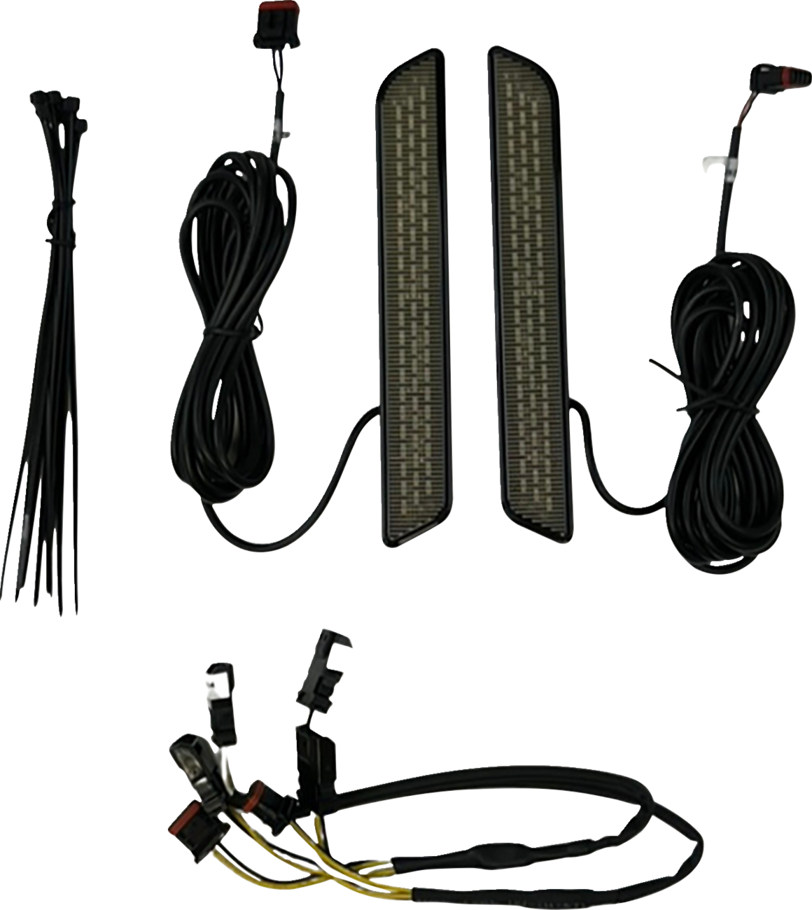 CUSTOM DYNAMICS LED Fork Reflector - Smoke Lens CD-FORK-LRST-SB
