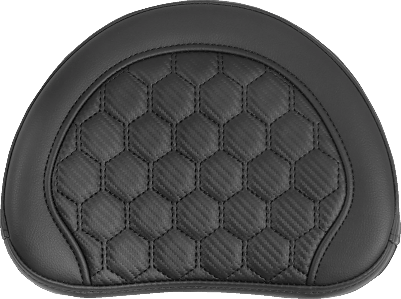 SADDLEMEN RoadSofa™ Sissy Bar Pad - Honeycomb - Black Stitching 051319000