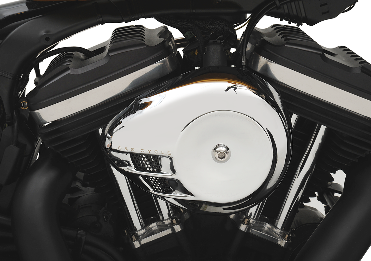 S&S CYCLE Air Cleaner Cover - Air Stream - Chrome 170-0118