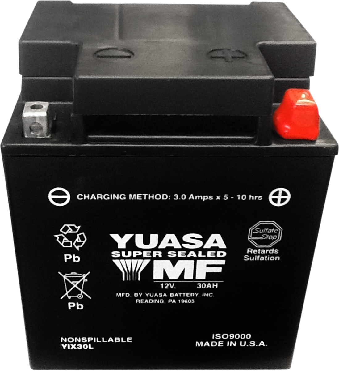 YUASA AGM Battery YIX30L-PW YUAM7230LPW for Reliable Power Storage