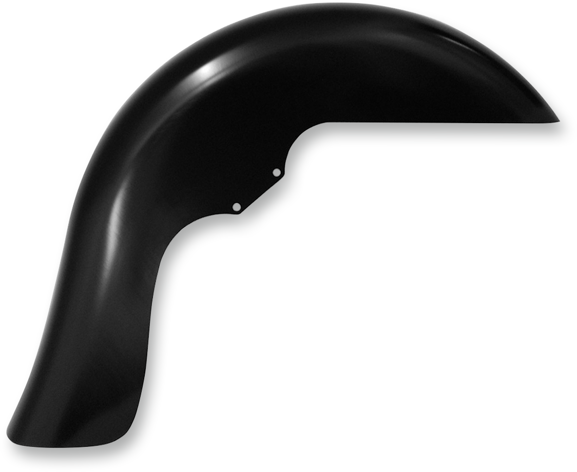KLOCK WERKS WFB™ Benchmark Front Fender - For Raked Trees - Black - HD Touring/Trike '83-'13 KWF-01-0259