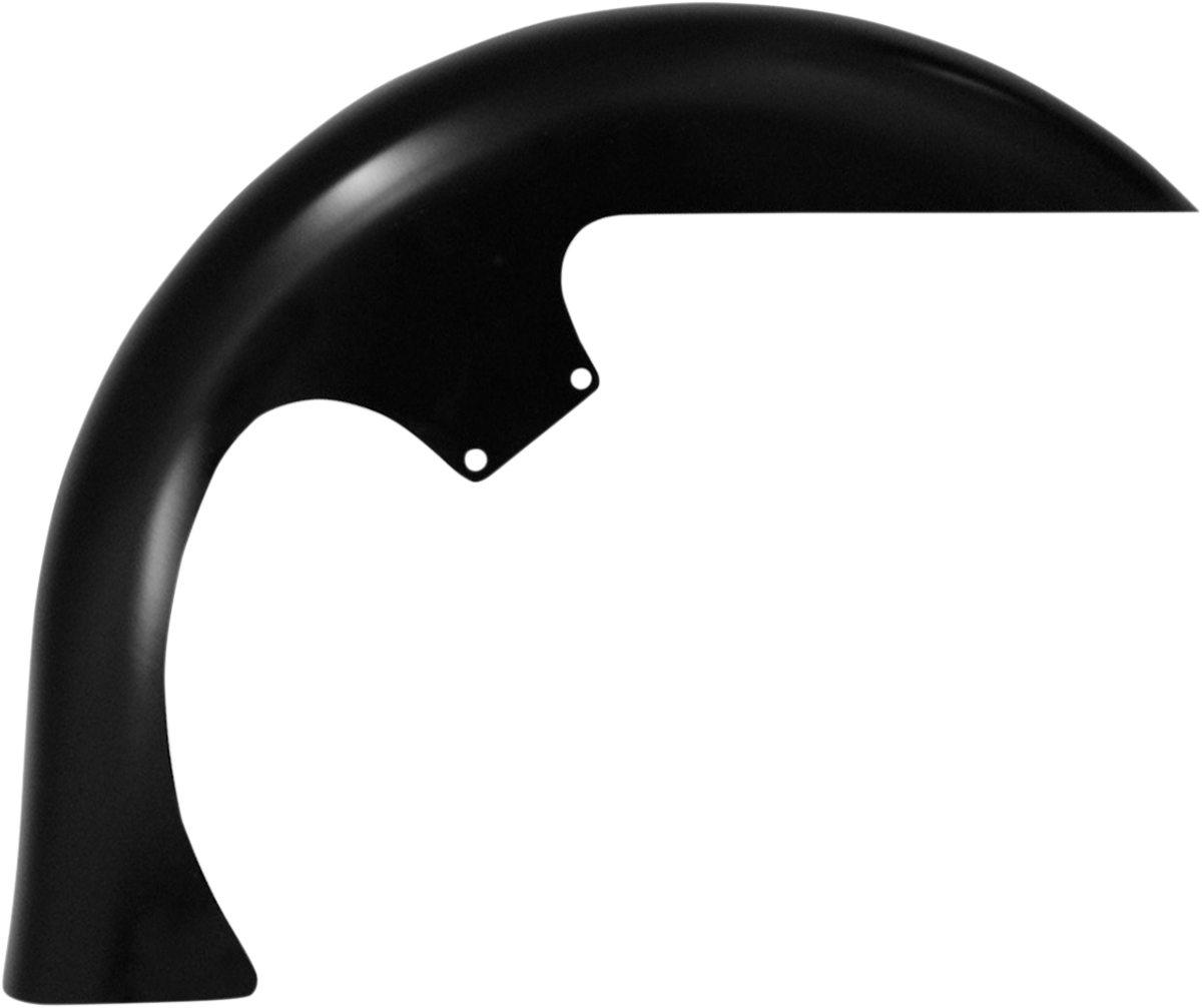 KLOCK WERKS Level Front Fender Kit - For Raked Frames - Black - 26" - HD Touring/Trike KWF-01-0250-2014