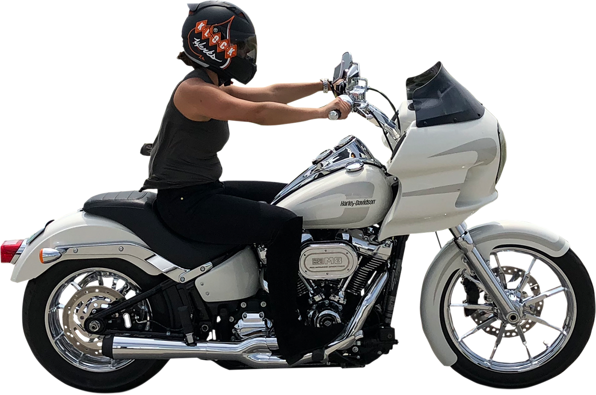 KLOCK WERKS Wrapper Front Fender - Black - 19" - HD Softail KWF-02-0491