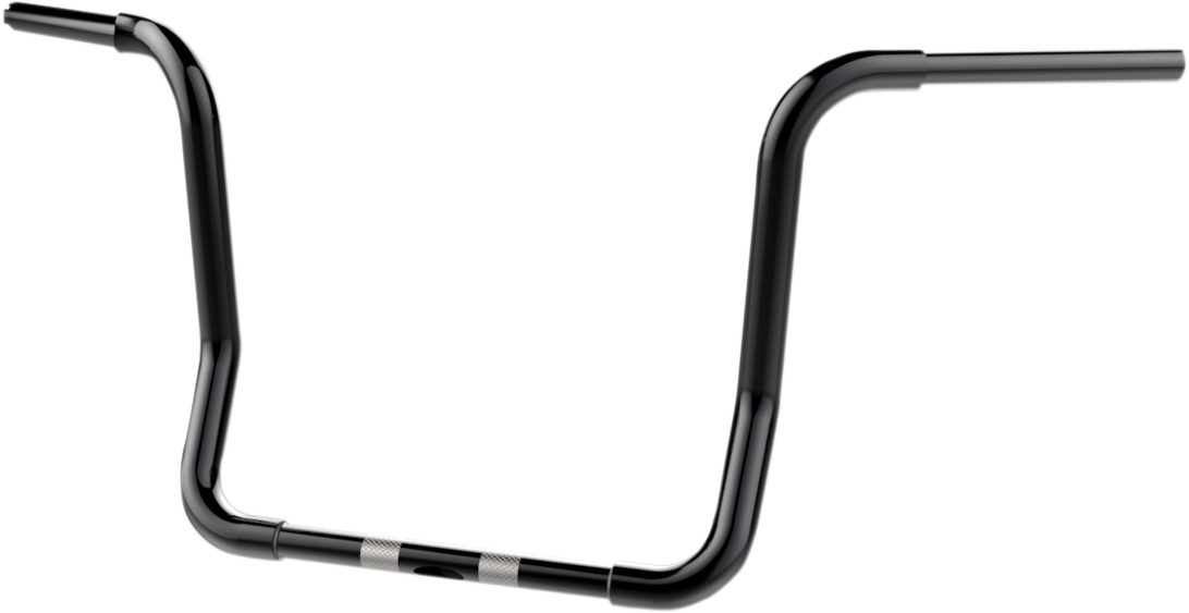 KHROME WERKS 1-1/4" Bobber Ape Hanger Handlebar - TBW - 14" - Black 300872
