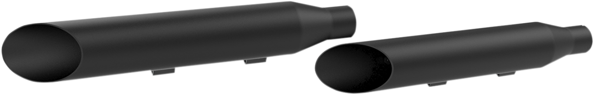 KHROME WERKS 3" HP-Plus® Slip-On Mufflers - Slash-Cut - Black - XL 202895