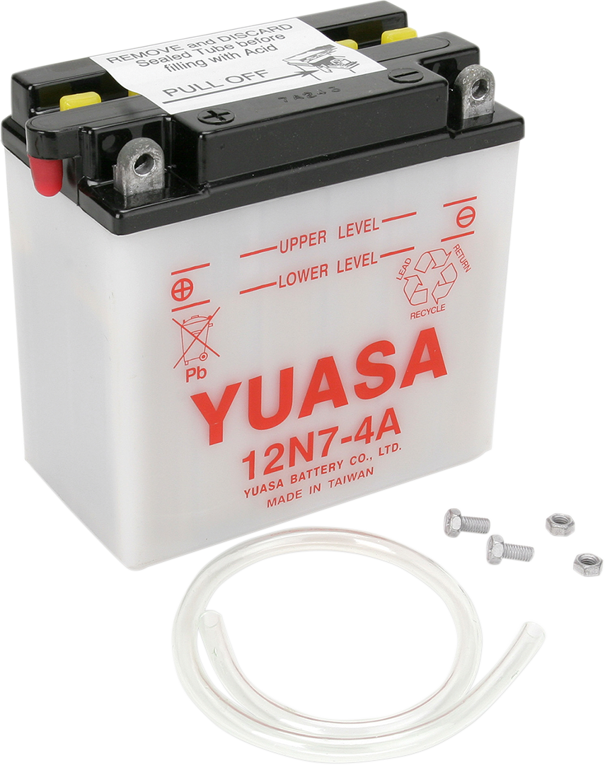 YUASA Y12N74A Yumicron CX Lead/Calcium Battery with Enhanced Cranking Power