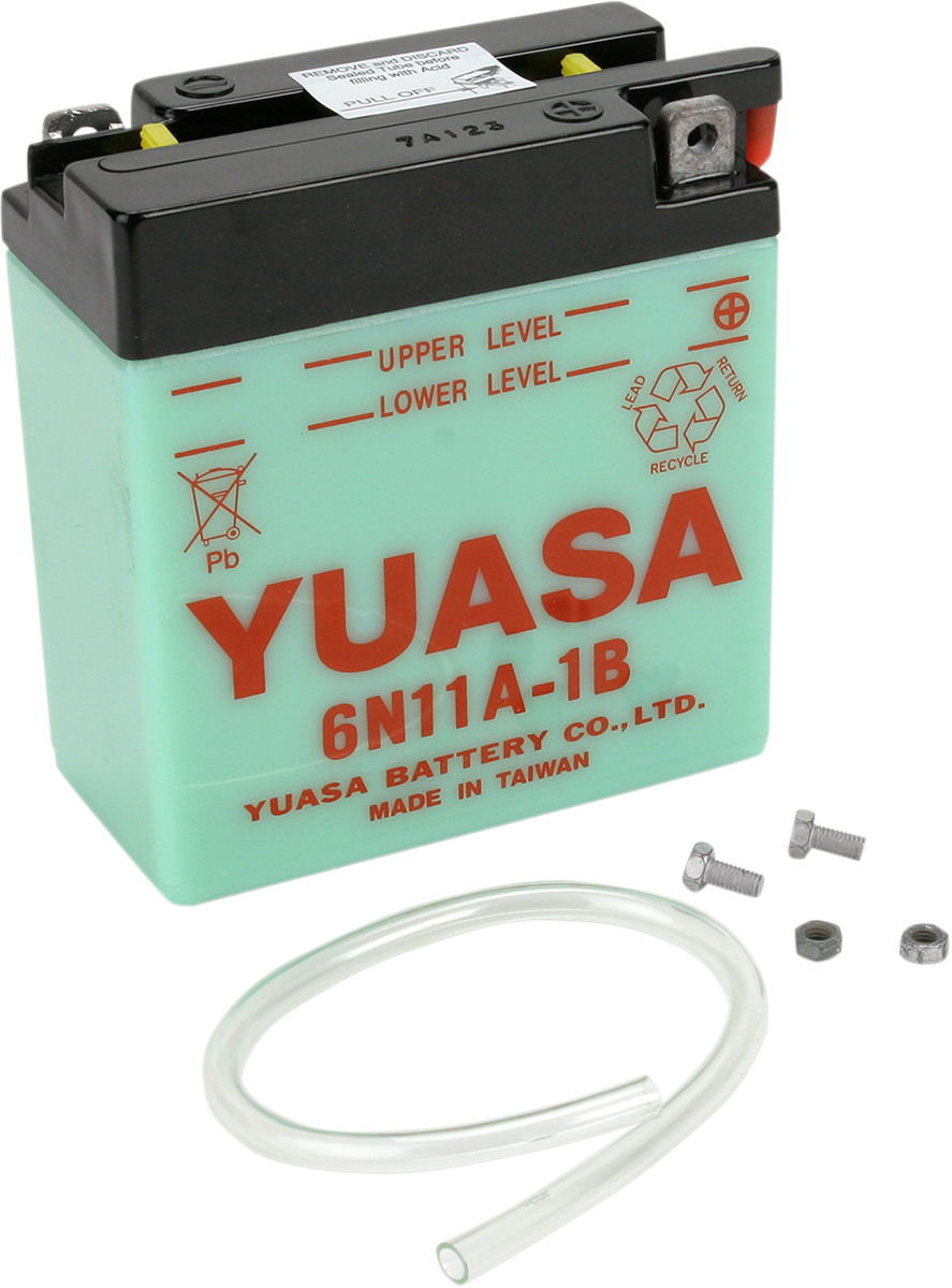 YUASA Y6N11A-1B Yumicron CX Lead/Calcium Battery - Reliable Power with Minimal Maintenance