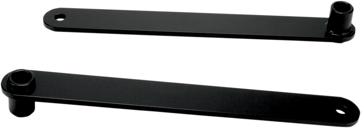 BARON Shock Drop Bracket Lowering Kit - Rear - Lowers 1.75" - Black BA-7500-22