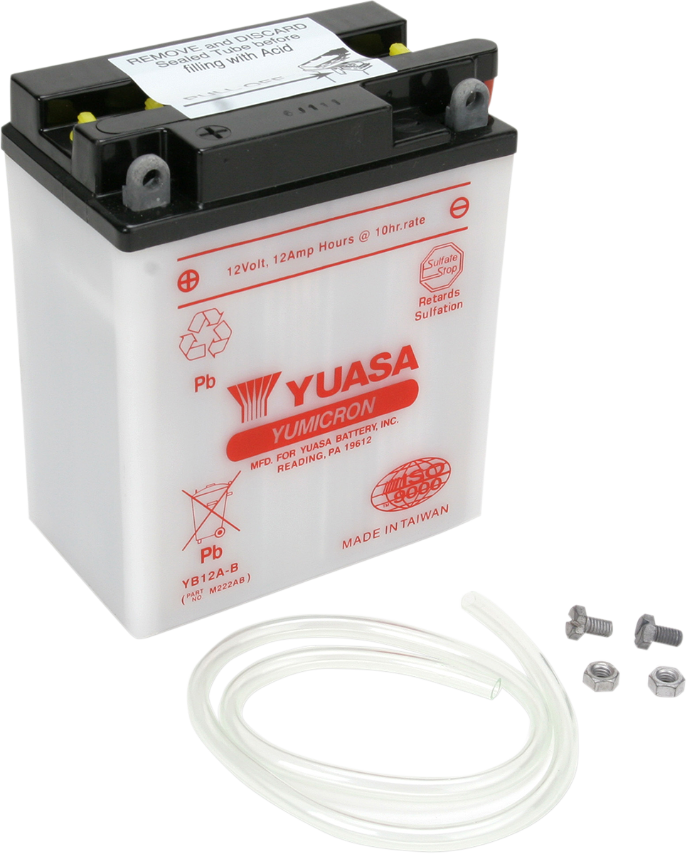 YUASA YB12A-B YUAM222AB Lead-Acid Battery - Powerful and Reliable