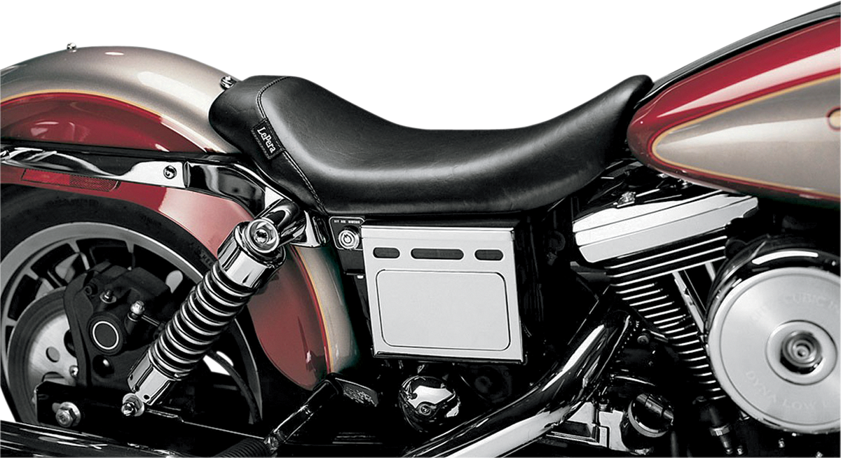 LE PERA Bare Bones Solo Seat - Smooth - Black - FXD '96-'03 LN-001
