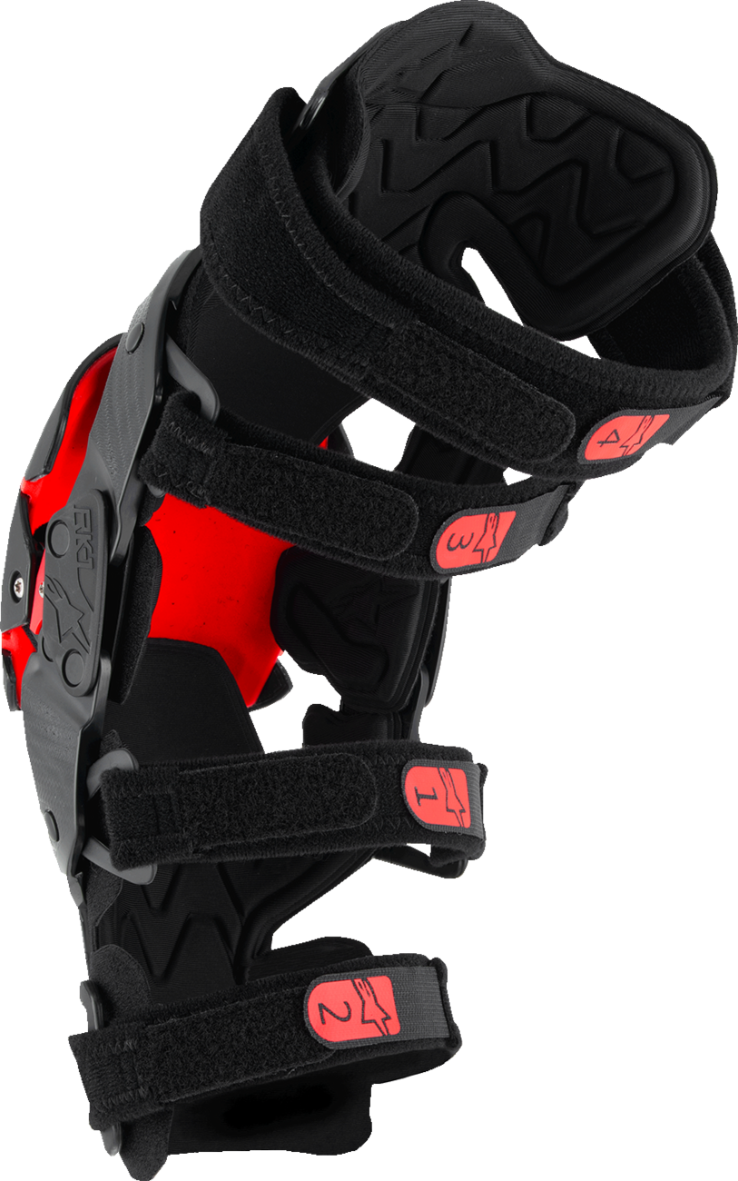 ALPINESTARS RK-1 Plasma Knee Braces - Black/Red - L/XL 6501725-13-LXL