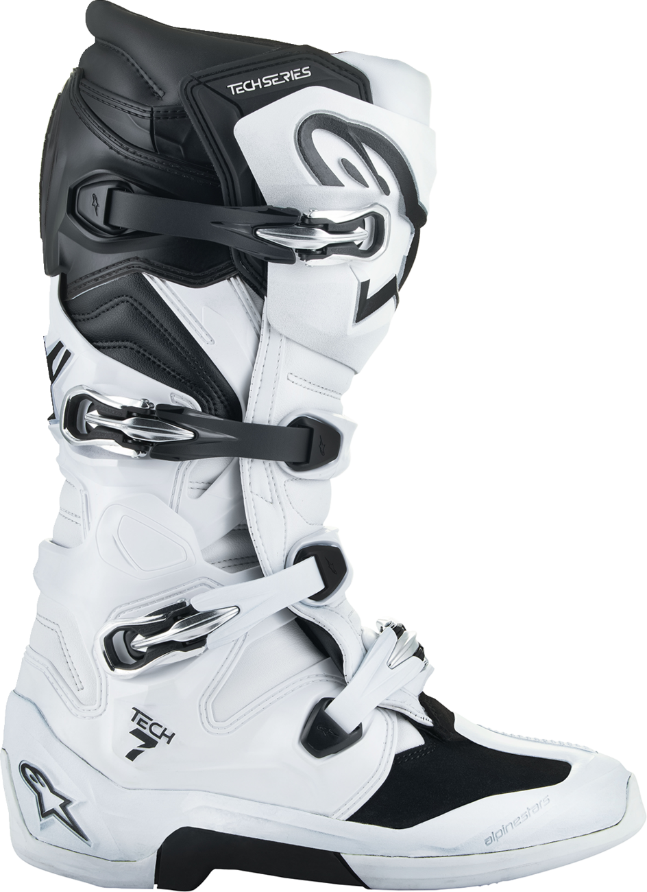 ALPINESTARS Tech 7 Boots - White/Black - US 7 / EU 40.5 2012025-21-7