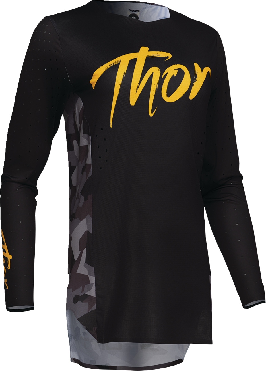 THOR Women's Sportmode Shadow Jersey - Black - Small 2911-0326
