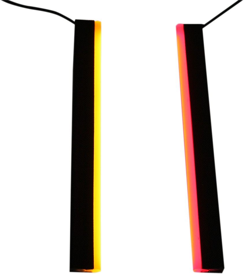 CUSTOM DYNAMICS Plasma Rod - 8" - Red/Amber GENMPLASMA-DCPR