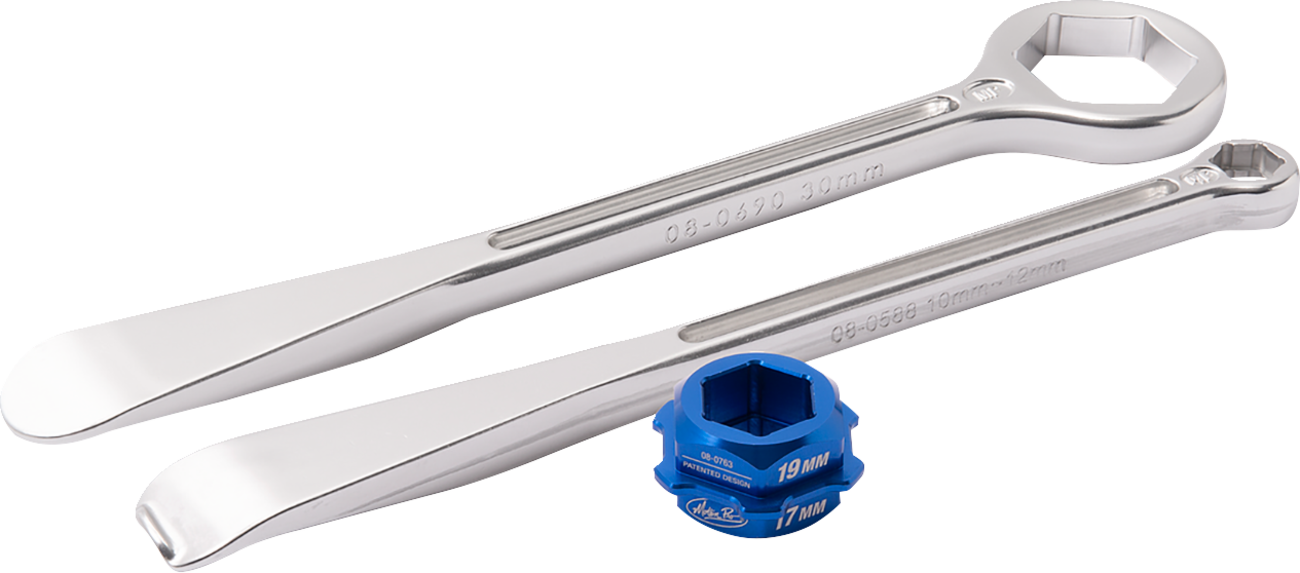 MOTION PRO Combo Lever w/Adapter - T6 - Hex - 30 mm, 10/12 mm, 30/17/19 mm Adapter - Set 08-0762