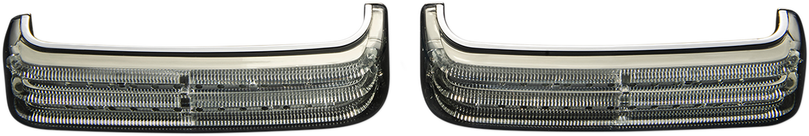 CUSTOM DYNAMICS Saddlebag Lights - SS8 - Chrome Smoke PB-SB-SS8-CS