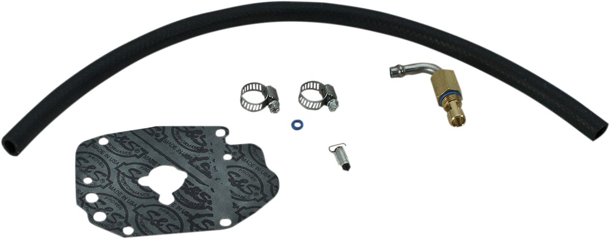 S&S CYCLE Retrofit Carburetor Fuel Line Kit - Super E/G 190-0005