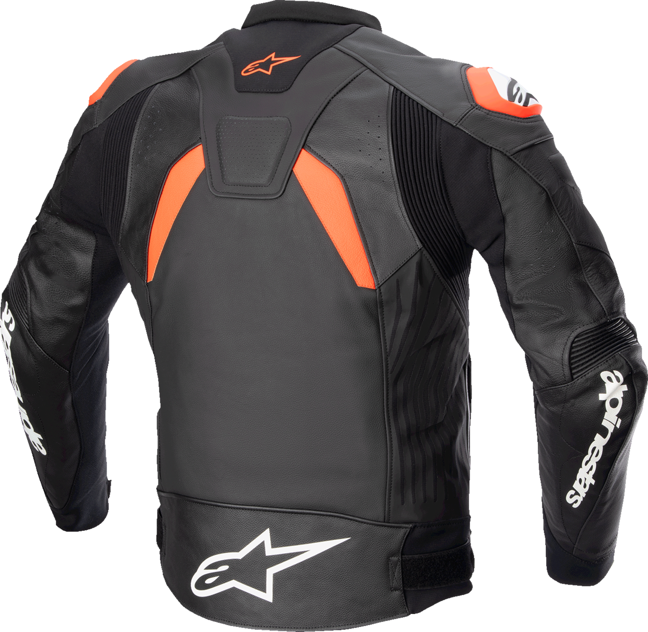 ALPINESTARS GP Plus v4 Leather Jacket - Black/Fluo Red/White - US 46 / EU 56 3100524-1321-56